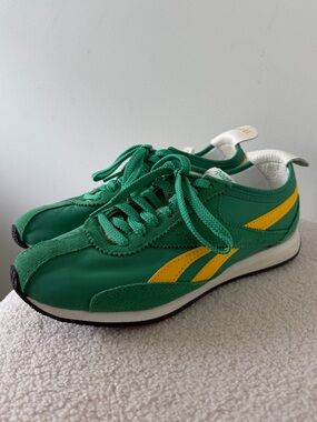 Reebok R400 Shoes Green + Yellow